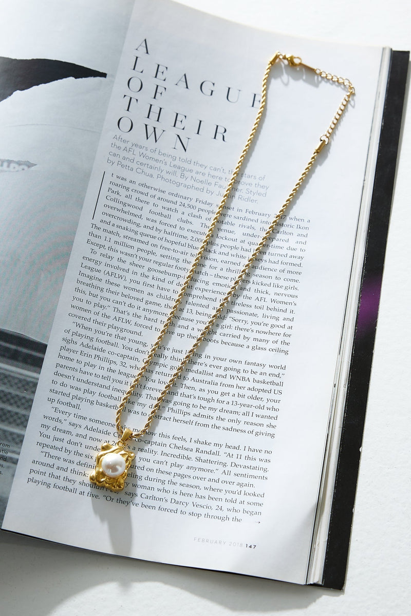 18k Gold Plated Love Necklace Gold