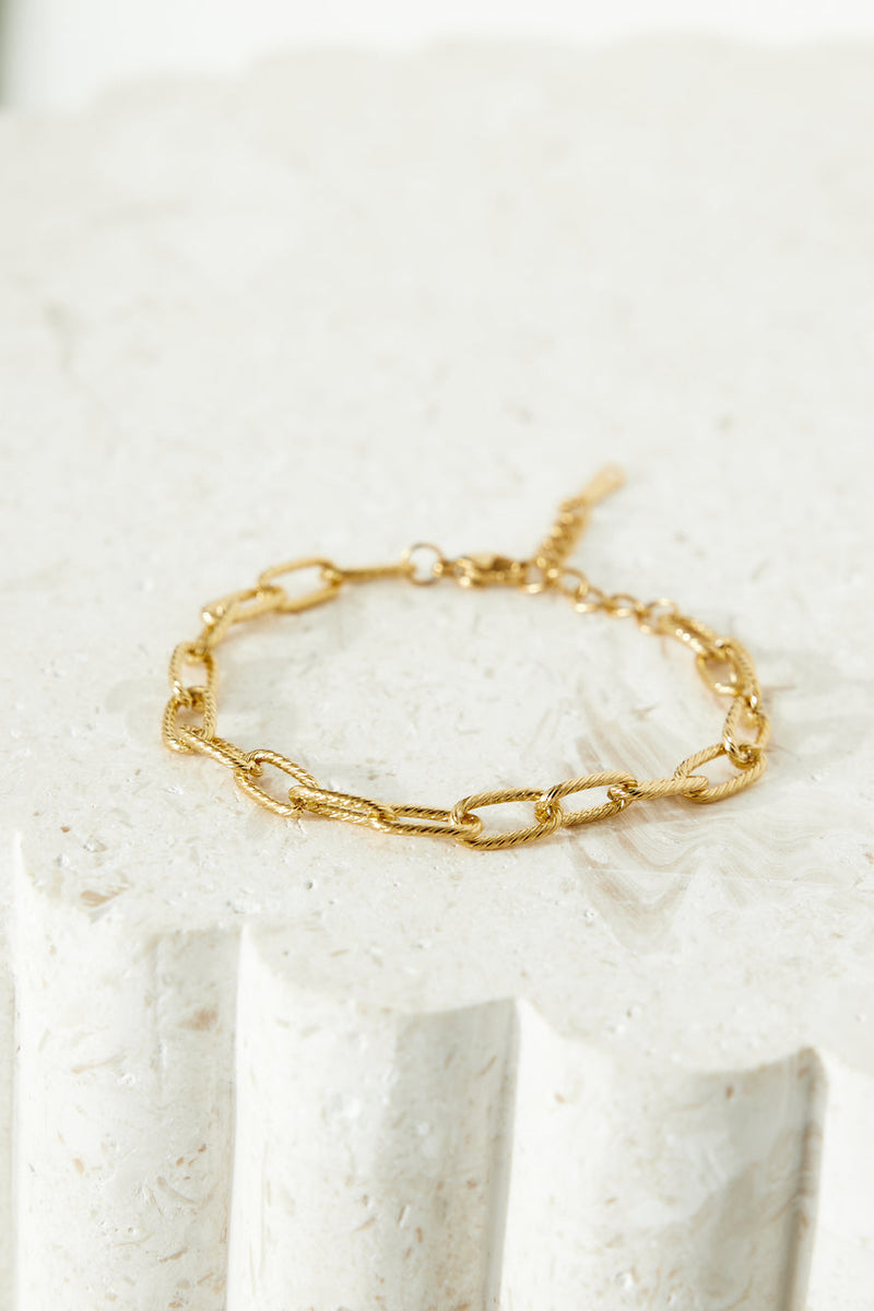 18k Gold Plated Chain of Luxe Bracelet Gold