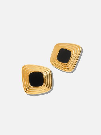 Jaia Square Stud Earrings
