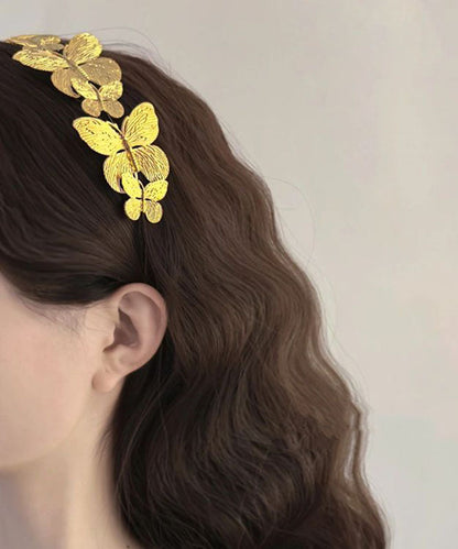 Gold Metal Butterfly Hairpin