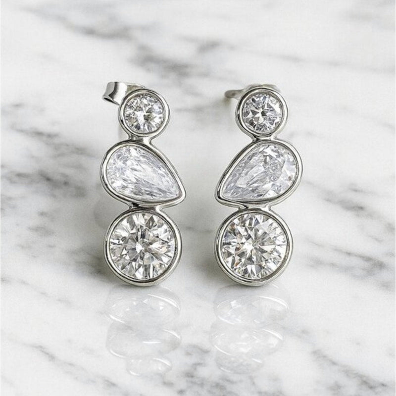 “prianka” Luxe Cascade Earrings