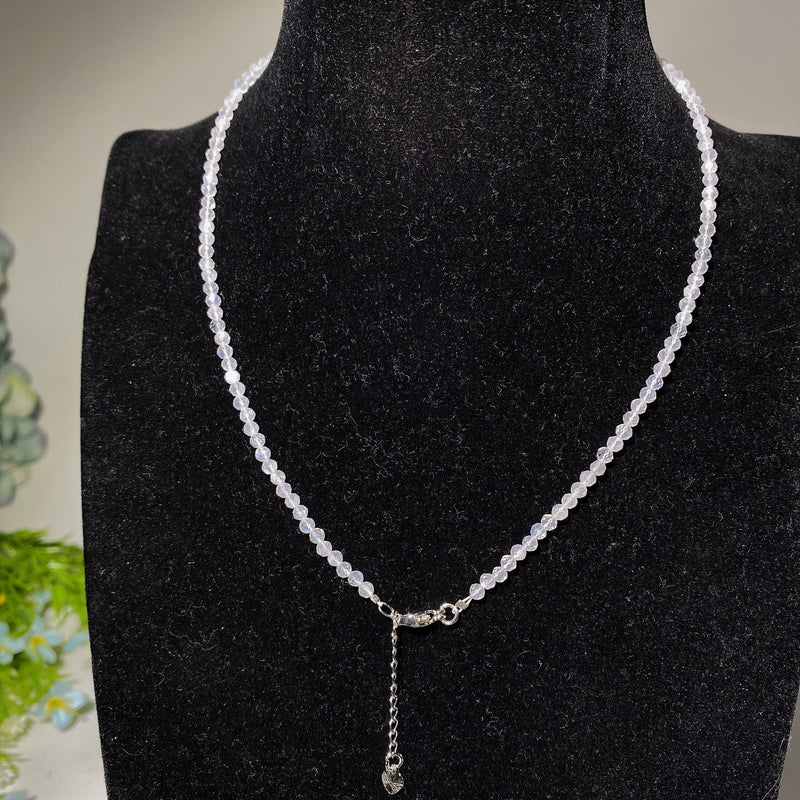 2mm Mixed Crystal Faceted Spiritual Necklace Healing Energy