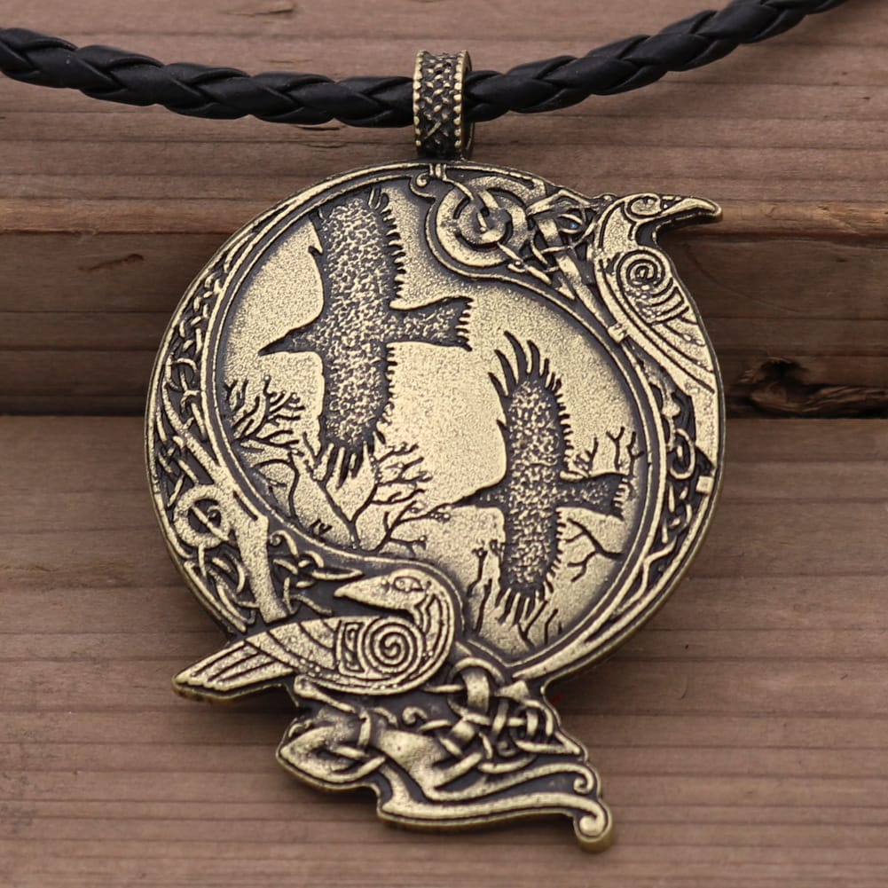 Raven’s Wisdom Celtic Knot Necklace