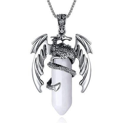 Wyrm’s Embrace Crystal Necklace