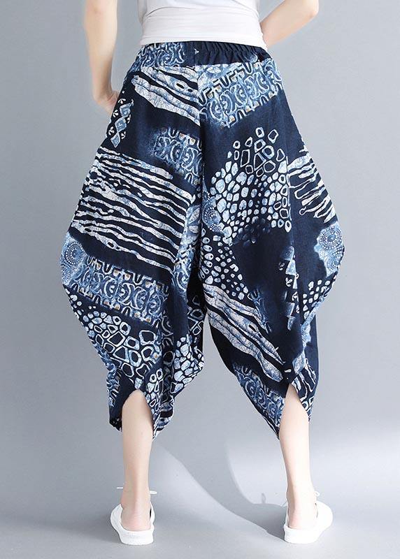 Pockets Wide Leg Cotton Linen Pants Summer
