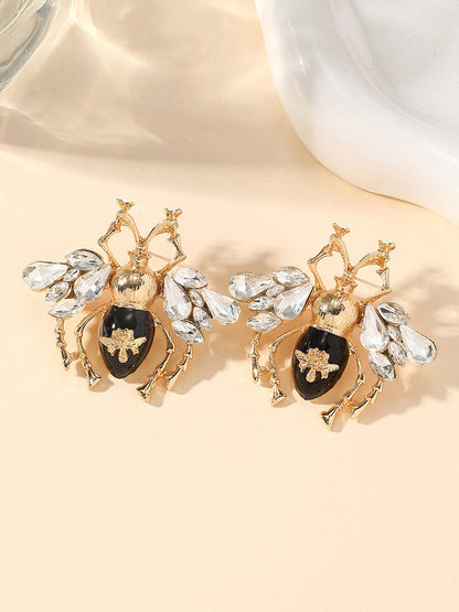 Insect Shape Rhine Stones Rings Accessories