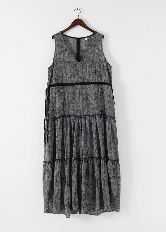 Summer Multi-layer V-neck Strap Pants With Jumpsuits