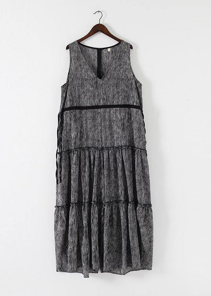 Summer Multi-layer V-neck Strap Pants With Jumpsuits