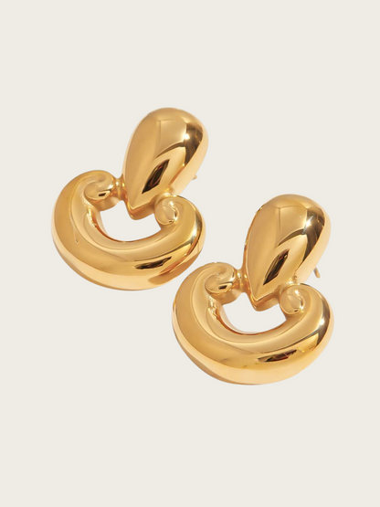 Jaleyah Polished Hoop Earrings