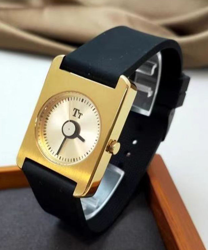 Silk Silicone Rubber Quartz Movement Square Watches