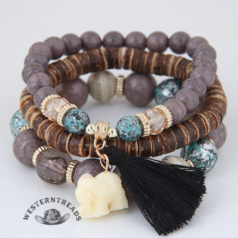 Beaded Tassel Bracelet