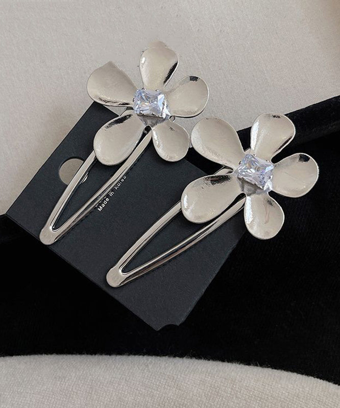 Boutique Silk Alloy Zircon Hairpin