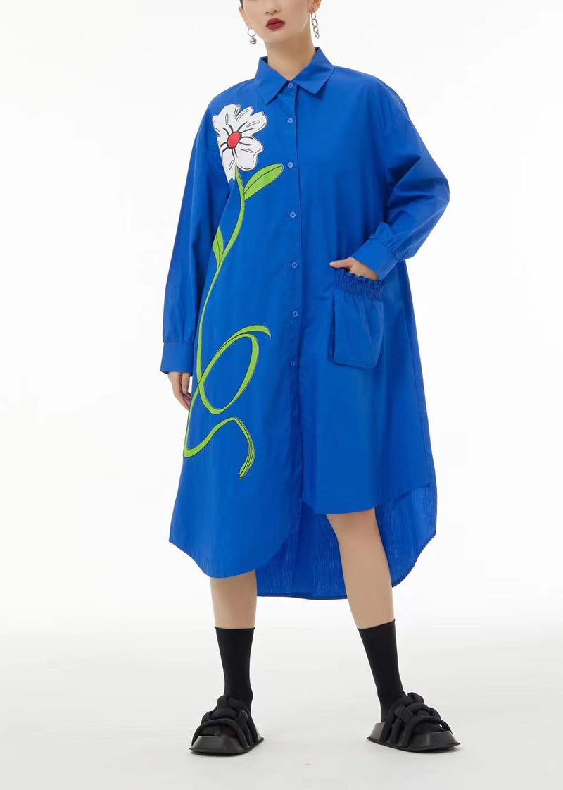 Stylish Black Asymmetrical Pocket Cotton Vacation Dresses Spring