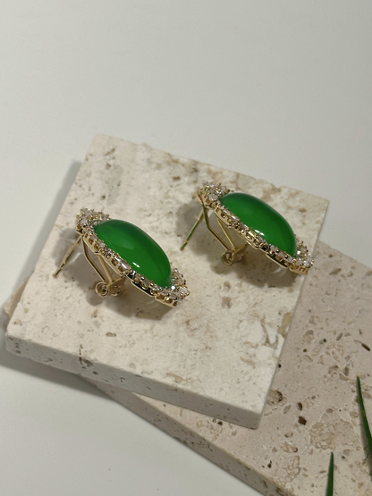 Chase Halo Stud Earrings