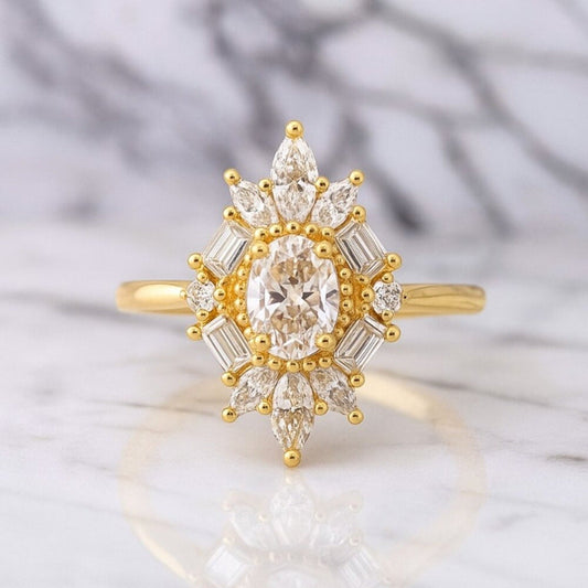 "stasi" 2ct Lab Diamond Ring