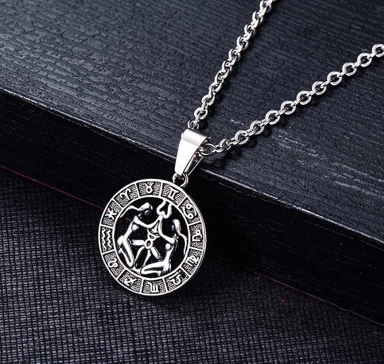 Celestial Zodiac Amulet Necklace