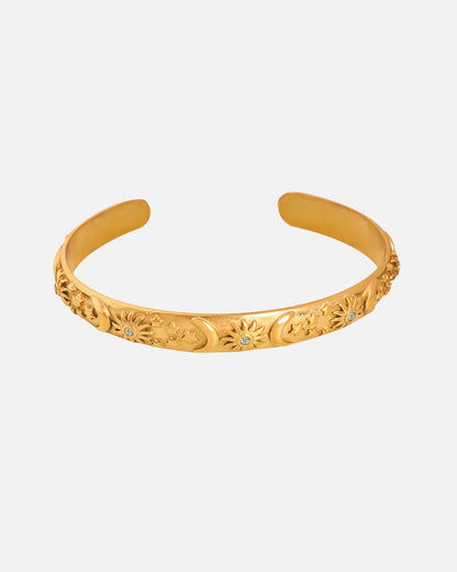 Palmer Moon & Star Zircon Bangle
