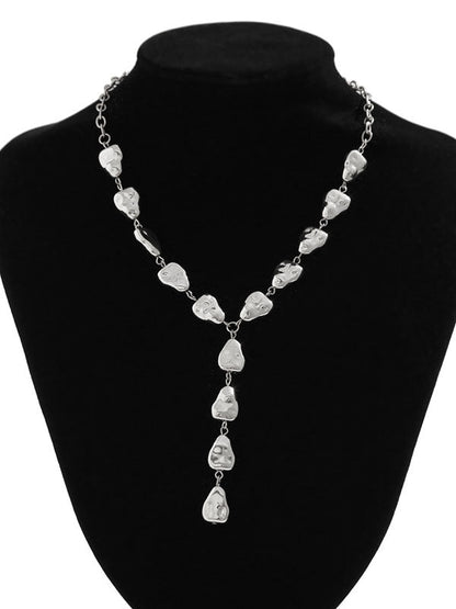 Chains Geometric Split-joint Dainty Necklace
