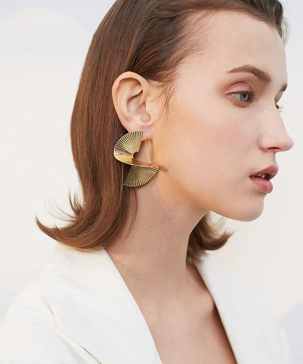 New Fashionable Geometric Metal Earrings
