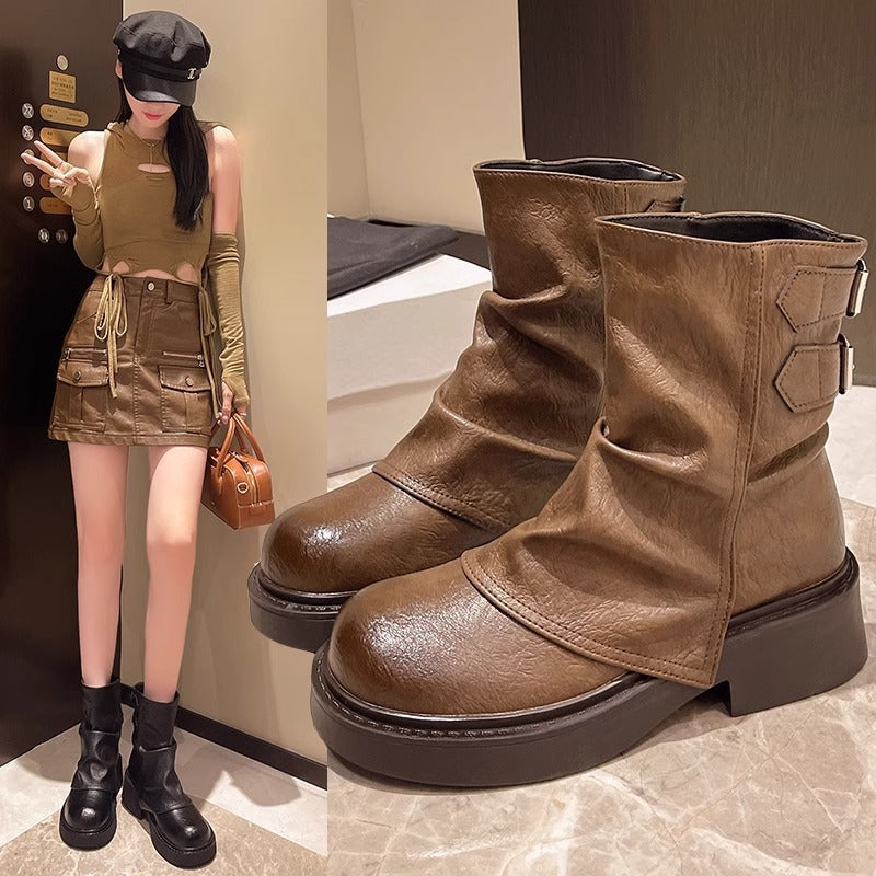 Style Big Toe Belt Buckle Martin for Boots