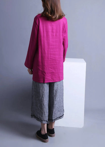 Low High Design Chinese Button Spring Top