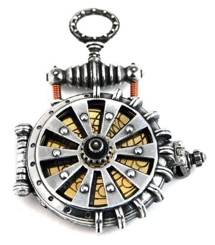 Eer Patent Solar Powered Turbine Fob Watch by Alchemy Gothic