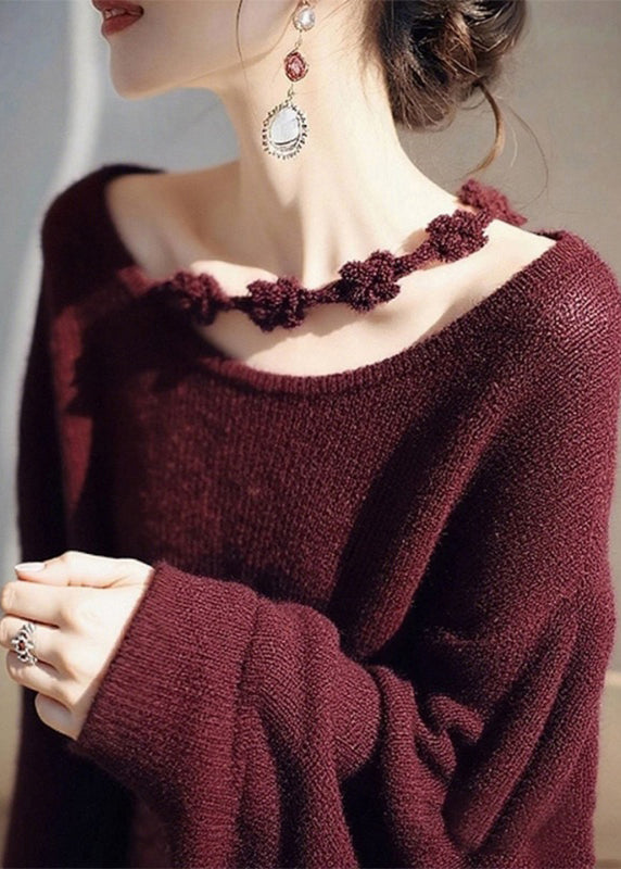 Navy O-neck Cozy Knit Sweater Fall
