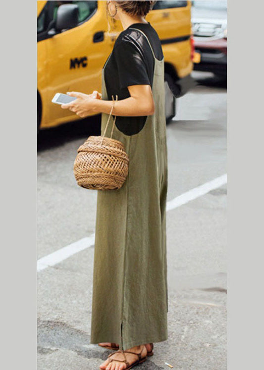 Overalls Bib Pants Loose Pockets Jumpsuit