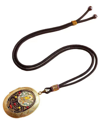 Boutique Diy Da Ri Tathagata Copper Pendant Necklace