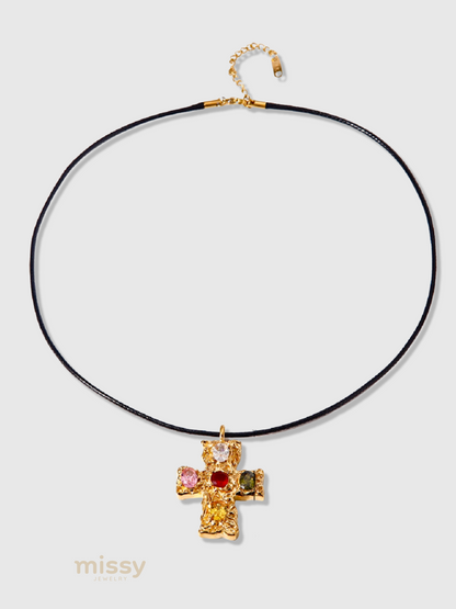 Bryce Crystal Pendant Necklace