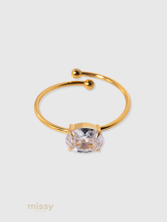 Betsabe Delicate Zircon Ring