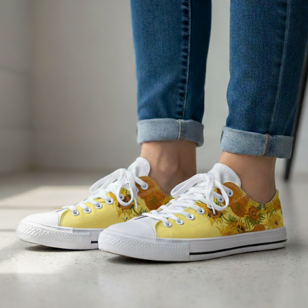 Zapatillas Low-Top Arte Girasoles Van Gogh