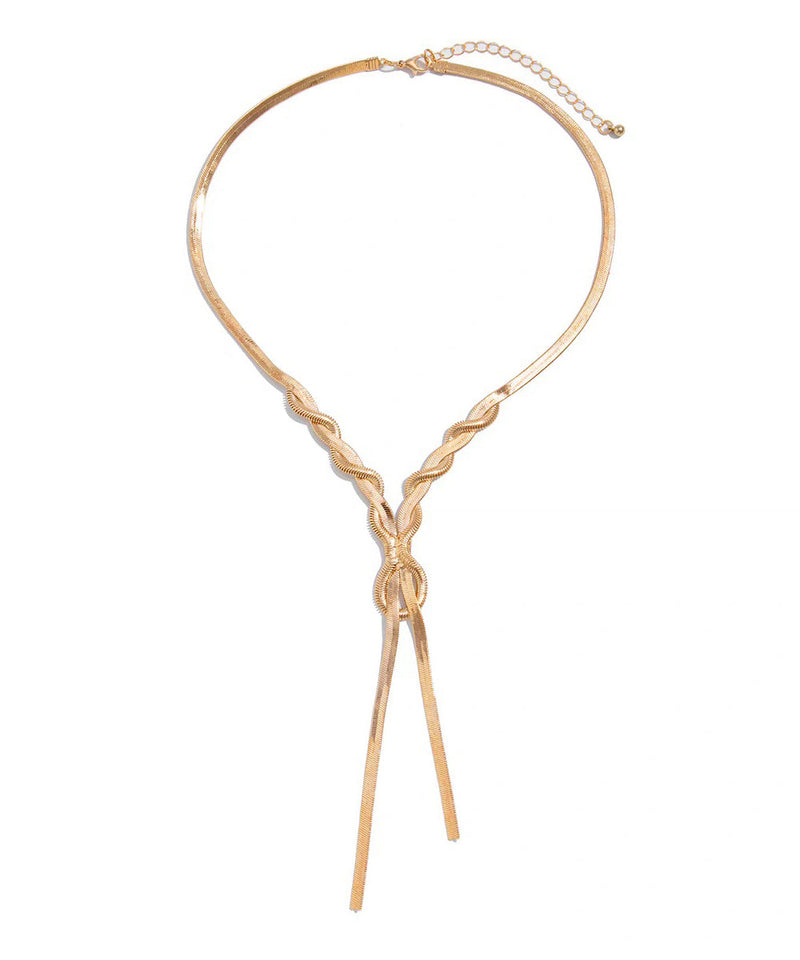 Fine Gold Copper Alloy Serpentineprincess Necklace