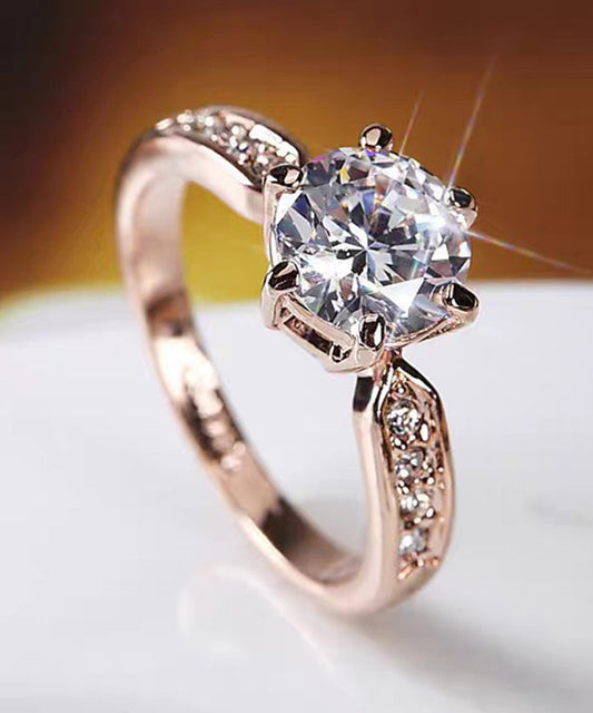 Vogue Gold Alloy Zircon Rings