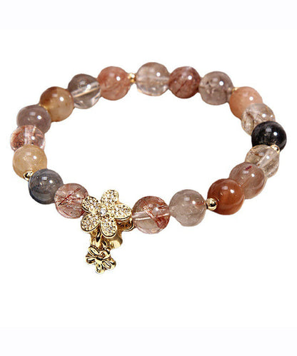 Handmade Multicolour Crystal Zircon Charm Bracelet