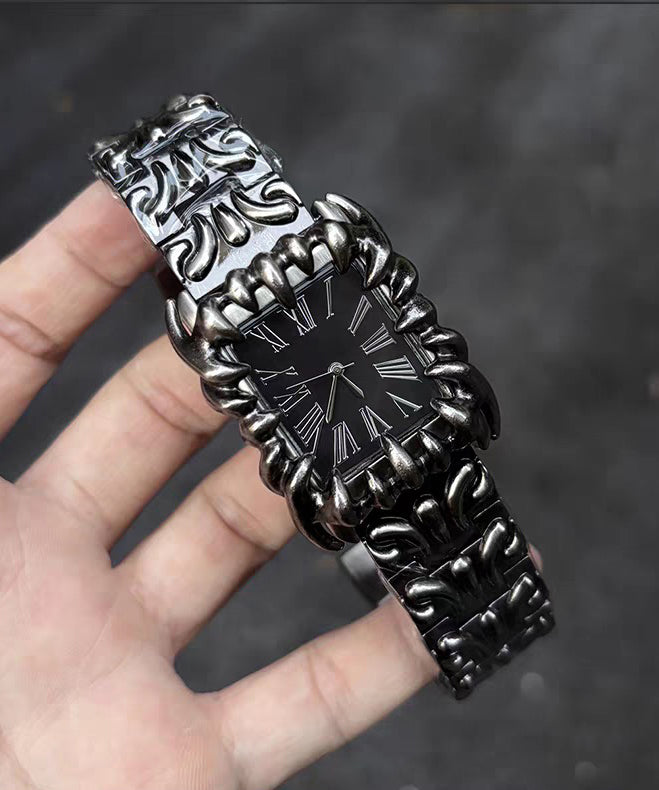 Red Stainless Steel Waterproof Machinery Watches