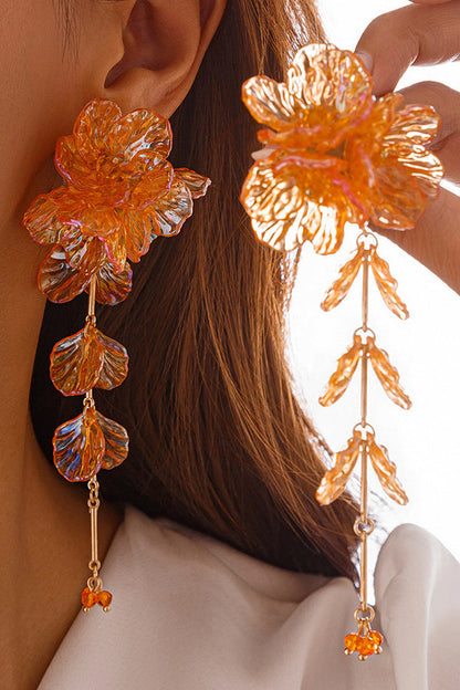 Fashionable Tassel Mermaid Pearlescent Earrings