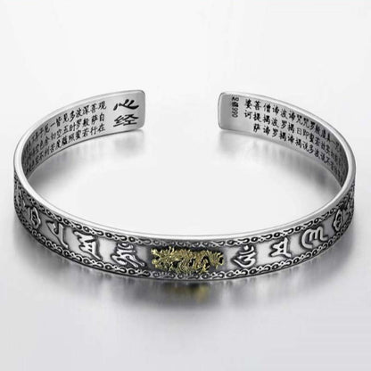 Buddha Stones Fengshui Lucky Pixiu Wealth Bracelet