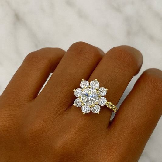 "blakely" Lab Diamond 925 Sterling Ring
