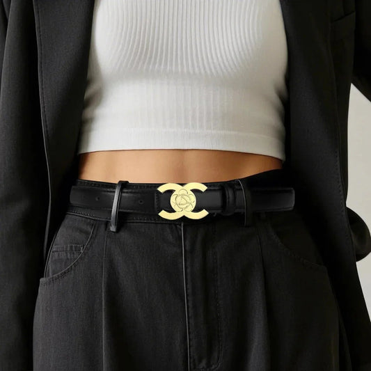 Opulent Gothic Designer Letter Belt
