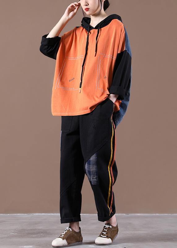 New Loose Large Orange Suit