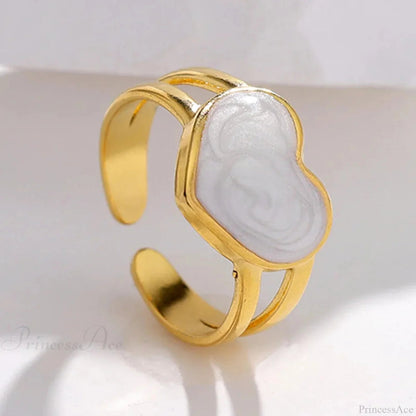 Geometric Gothic Titanium Strong Ring