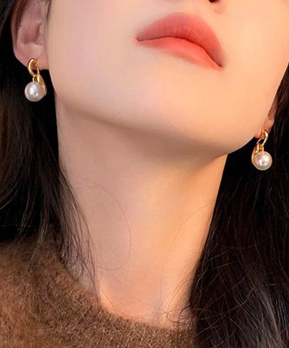 New Versatile Pearl Gilding Stud Earrings