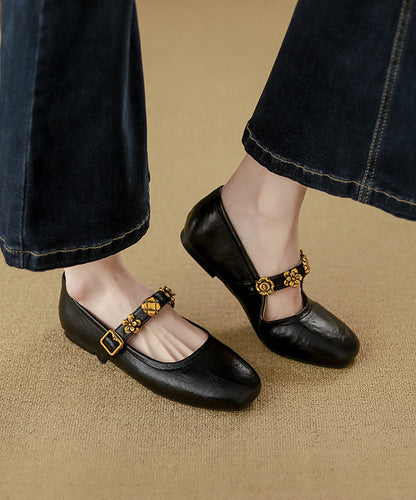 Brown Penny Loafers Faux Leather Splicing Buckle Strap