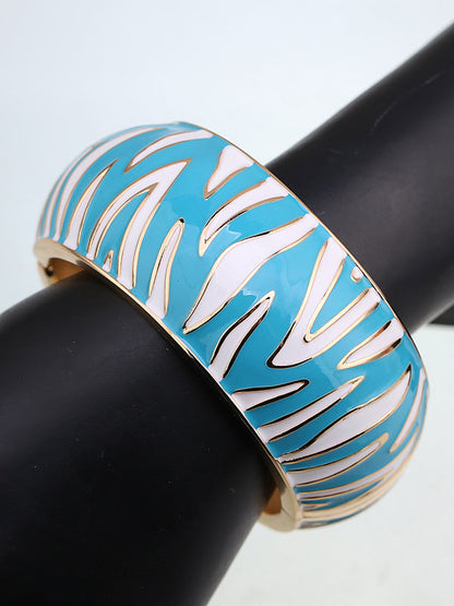 Geometric Zebra-stripe Bracelet Accessories