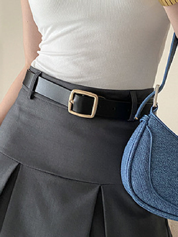 Cow Leather Buckle Belts