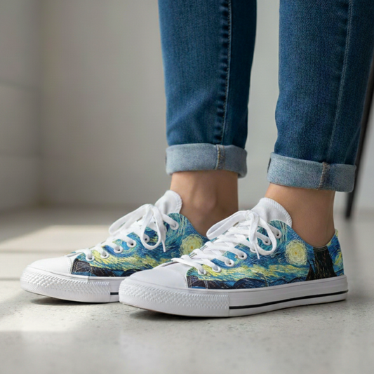 Zapatillas Cielo Estrellado Inspirado en Van Gogh
