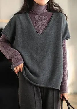 Blue Box Top V Neck Sleeveless Clothing Spring Tops