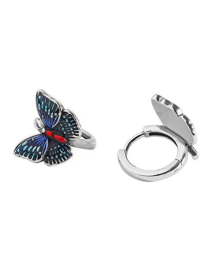 Dream Butterfly Jewelry Style Enamel Colorful Ear Buckle