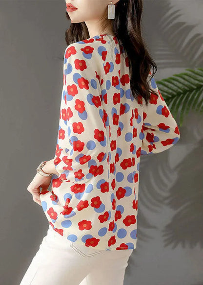 Chiffon Shirt Tops Spring